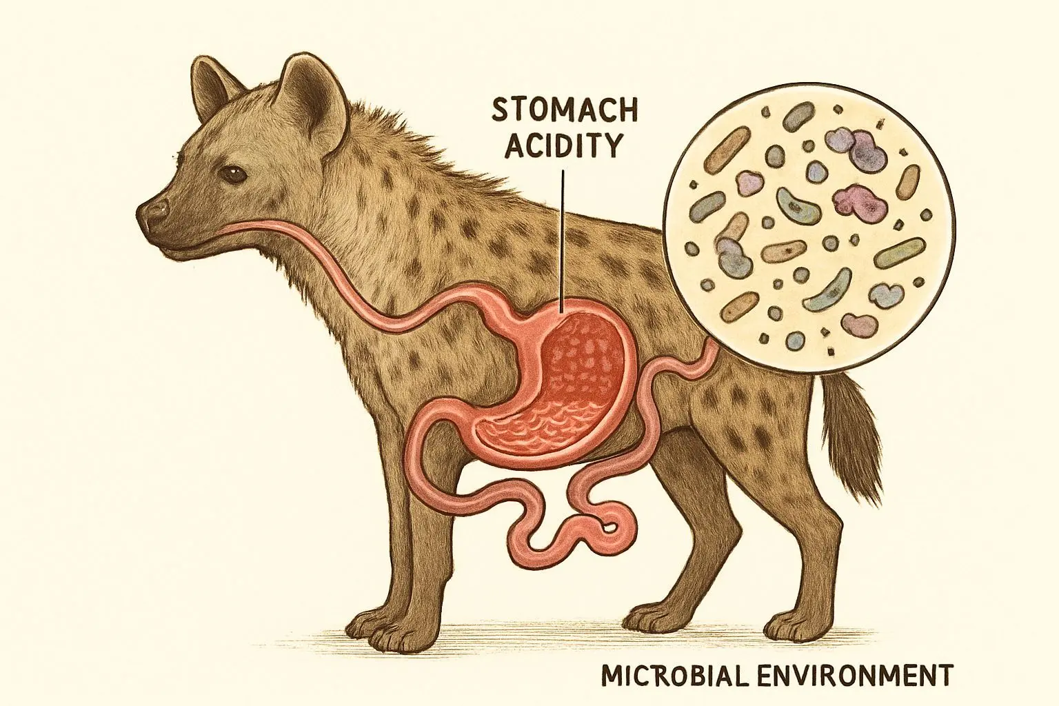 🔍 하이에나 위장의 놀라운 비밀