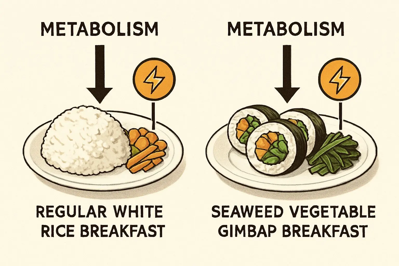 💡 다시마채 김밥이 뱃살 감량에 효과적인 이유