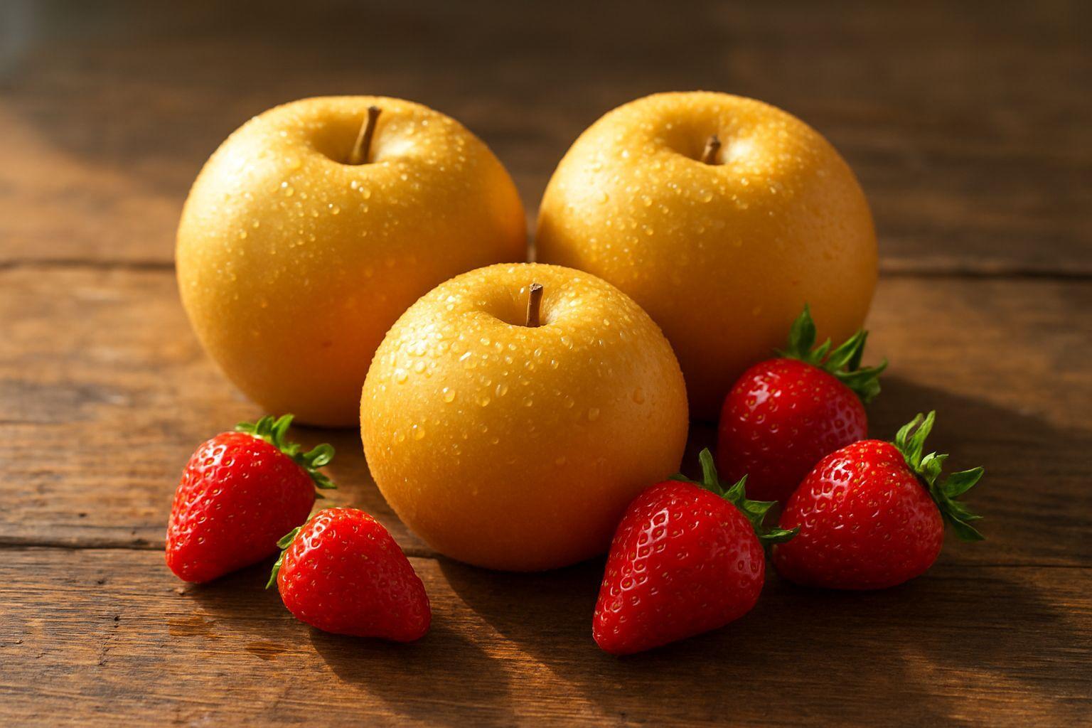 🍐 두 번째와 세 번째 추천: 배와 딸기