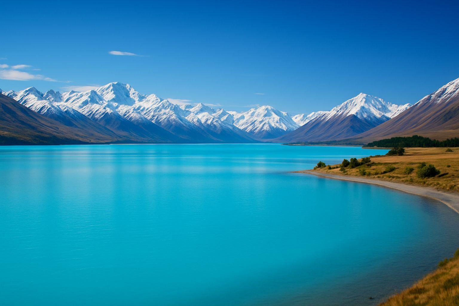 🔍 테카포 호수, 첫 눈에 반하는 신비로운 풍경