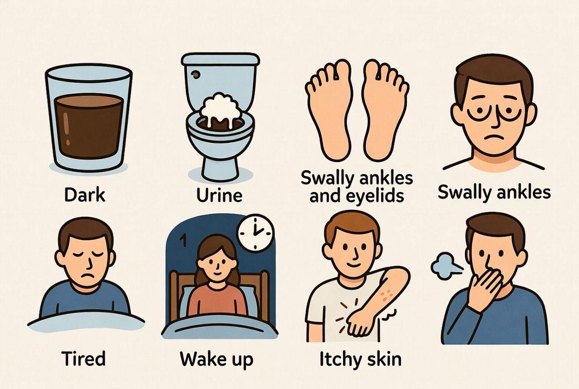 🚨 콩팥이 보내는 7가지 경고 신호, 지금 확인하세요!