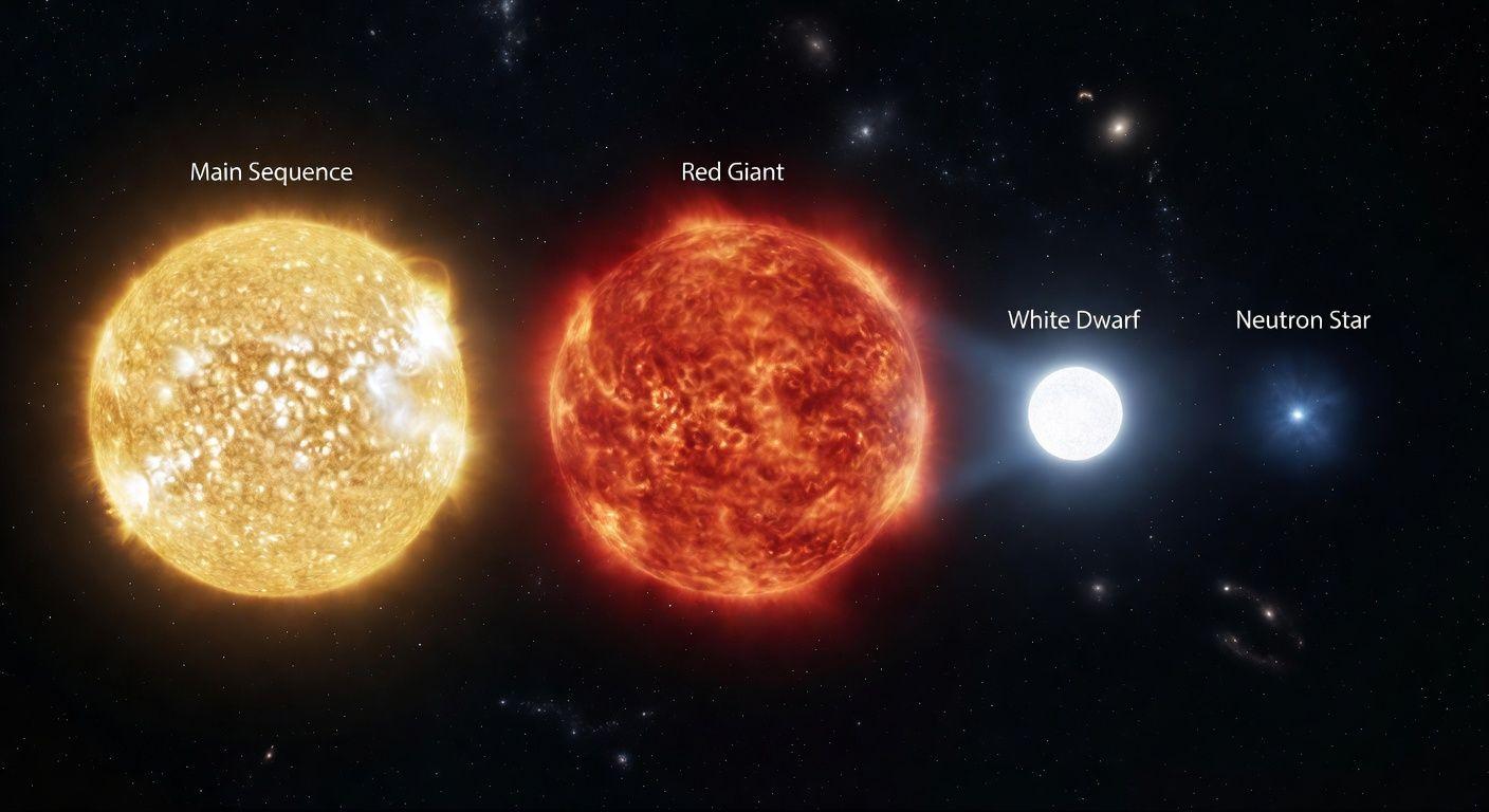 ✨ 별의 밀도: 질량과 부피가 빚어내는 다양한 빽빽함