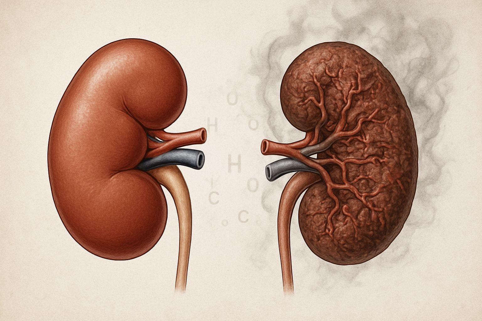 🔍 담배가 콩팥을 파괴하는 결정적인 메커니즘