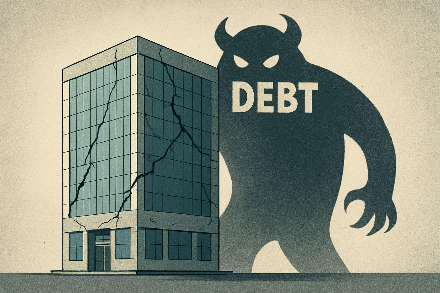 👻 그림자 부도: 겉은 멀쩡하지만 속은 곪아가는 기업들