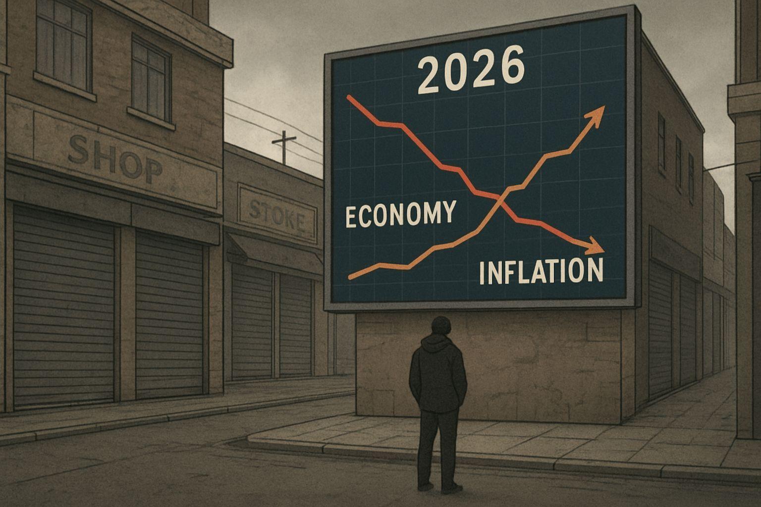 📈 첫 번째 지뢰: 피할 수 없는 2026년 경제 침체와 스태그플레이션