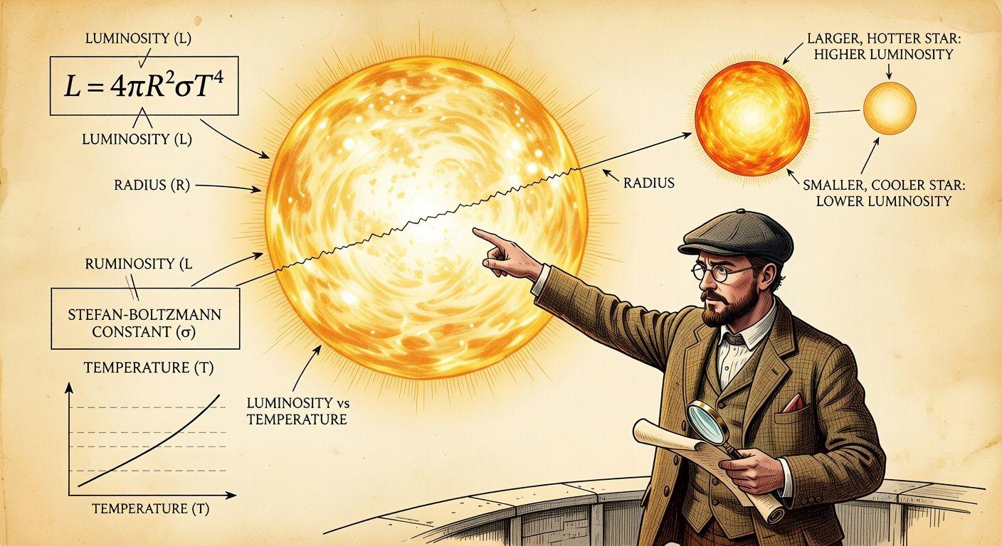 💡 별의 반지름: 광도와 온도로 재는 거대한 크기