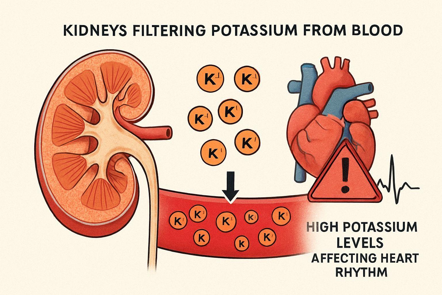 💡 왜 신장 환자에게 칼륨이 위험할까요?