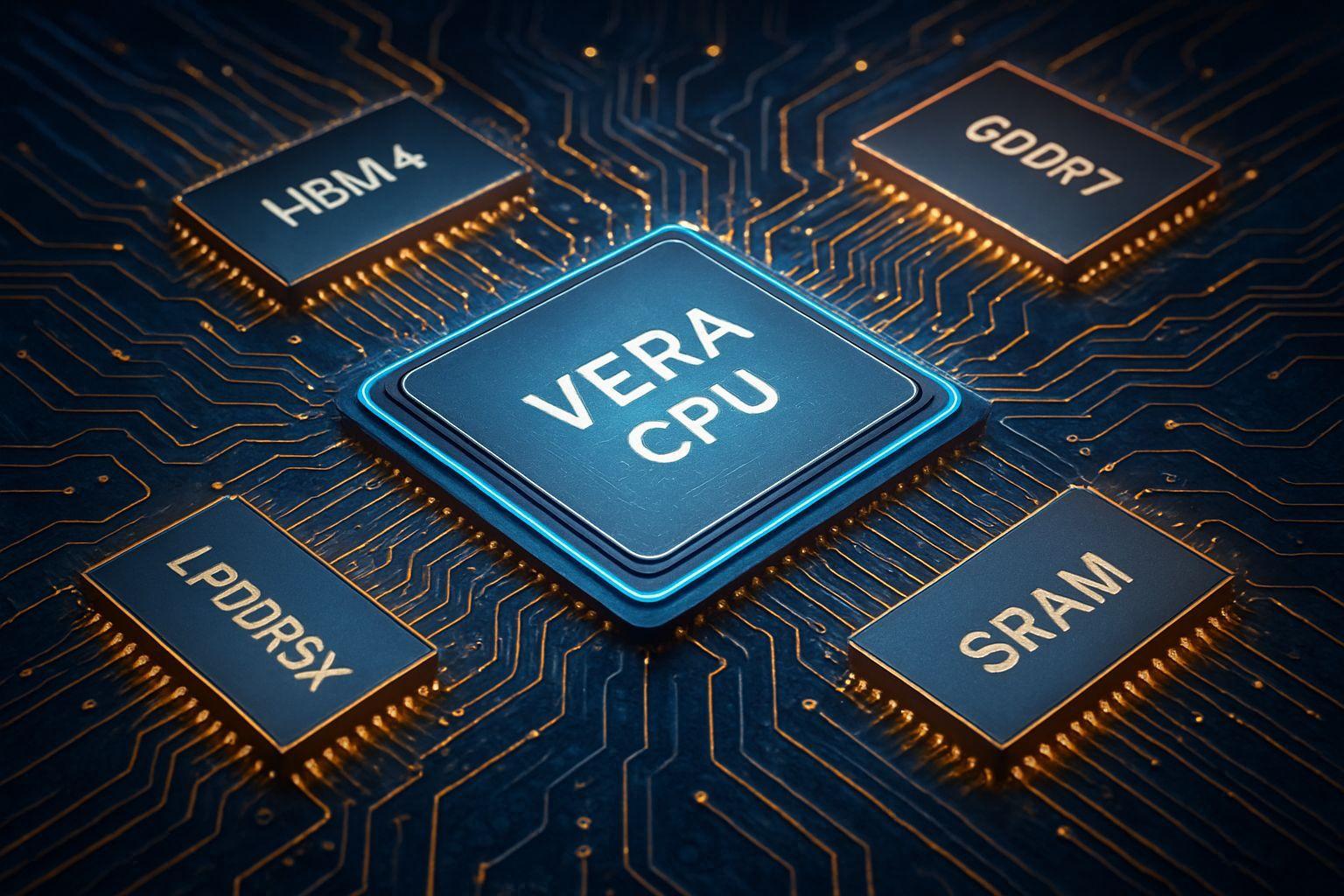 ⚙️ 에이전트 AI 시대의 핵심 인프라: Vera CPU와 메모리 계층