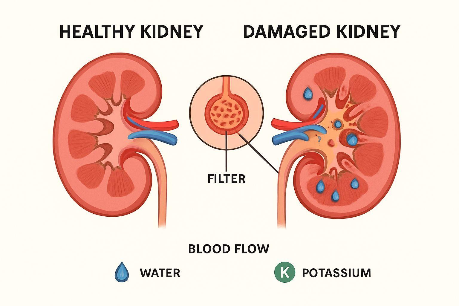 💡 약해진 신장, 왜 칼륨과 수분이 폭탄일까?