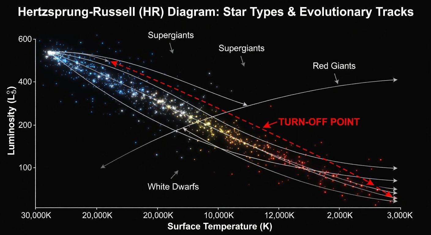 📈 별의 나이: 질량과 진화 단계로 추정하는 긴 역사