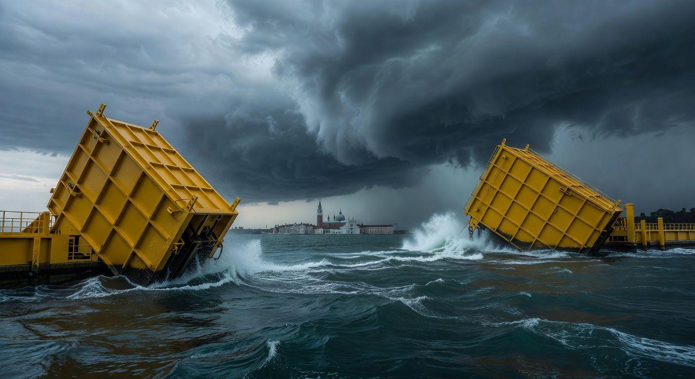 ⚙️ 물에 잠기는 도시: 베네치아의 침하와 모세 프로젝트