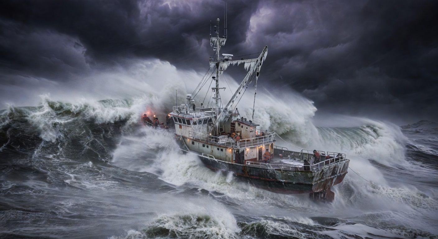 ⚙️ 예측 불가능한 기후: 폭풍과 착빙의 위협
