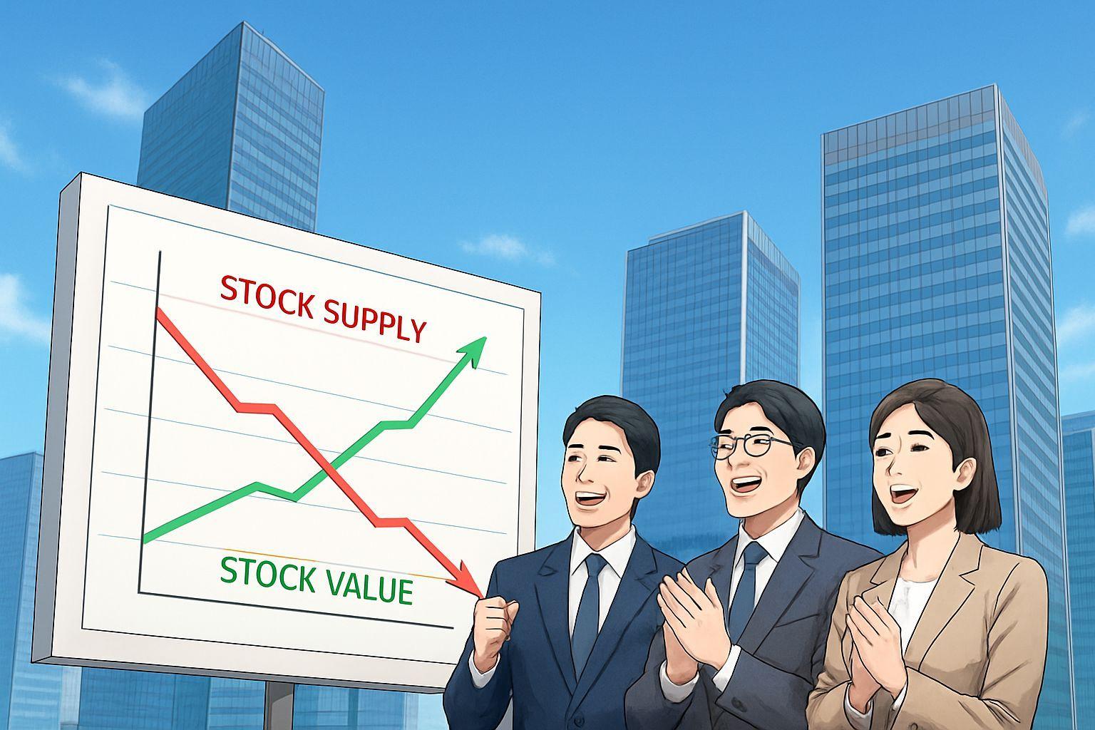💡 공급 감소가 이끄는 주식 가치 상승