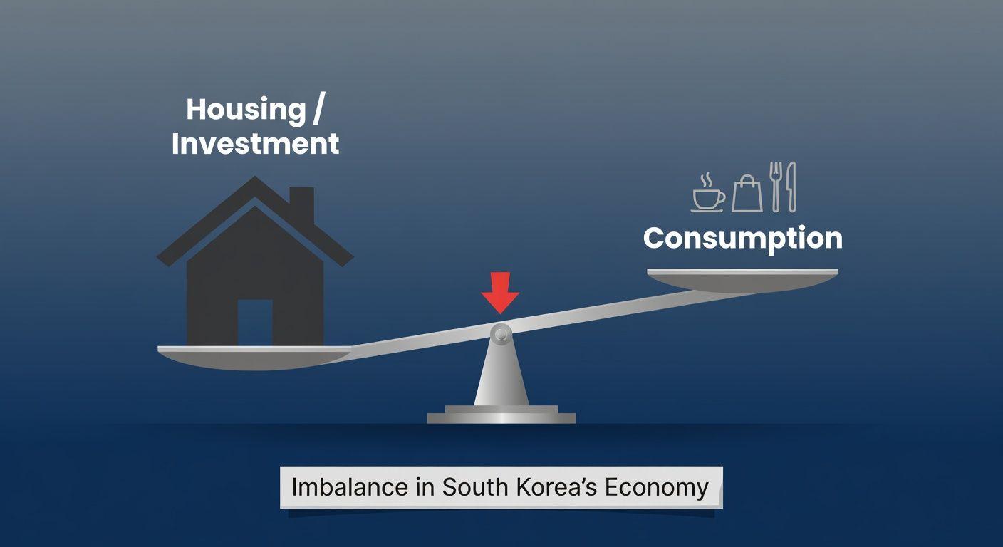 📌 한국 가계부채의 치명적인 특징: 부동산 쏠림과 소비 위축