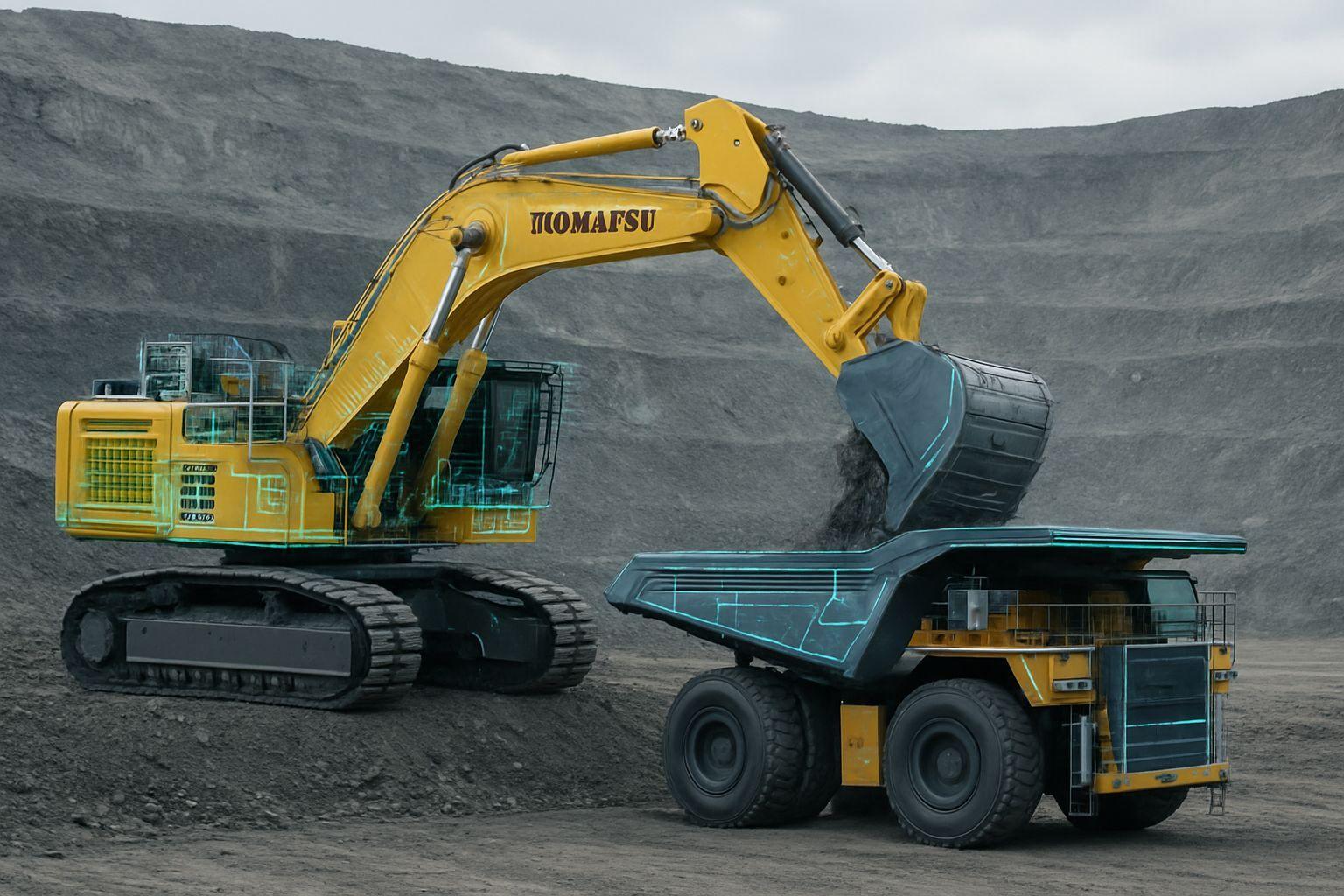 ⚙️ 코마츠 PC 8000-11: 미래를 파헤치는 스마트한 거대한 유압 굴착기