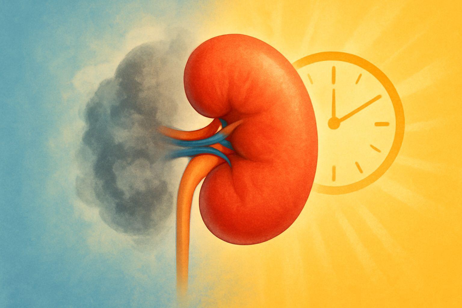 ✨ 금연, 늦지 않았습니다! 콩팥 회복의 희망적인 시작