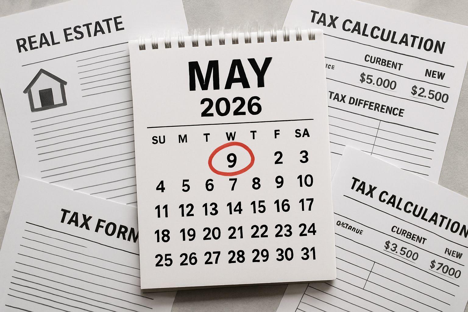 📌 부동산 시장의 시한폭탄, 5월 9일 세금 마감일