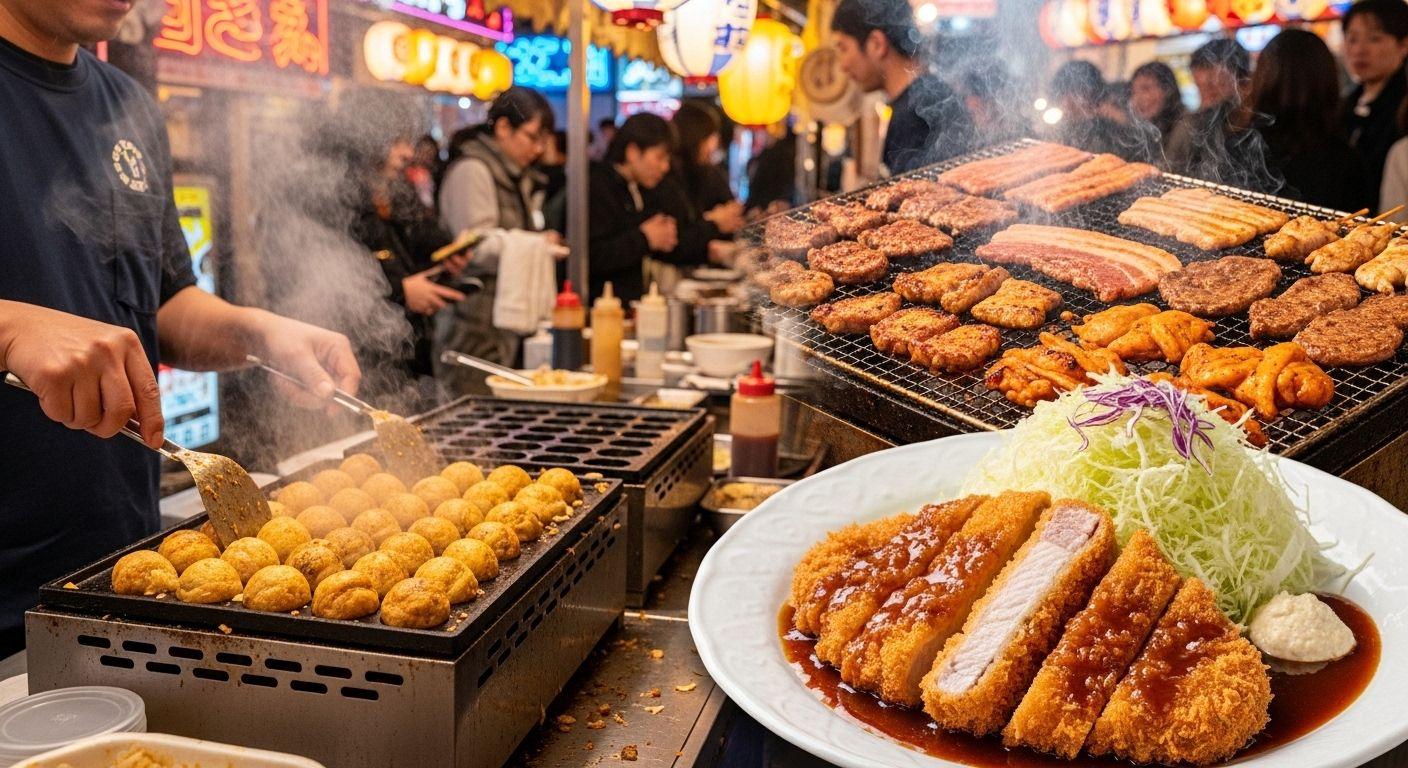 🍢 타코야키 도라쿠 & 야키니쿠 리키마루 & 돈 이마나라: 길거리 음식부터 고기 무한리필까지