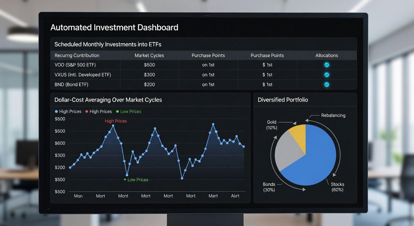 ⚙️ 자동 투자 시스템: 감정에서 자유로운 복리의 완성