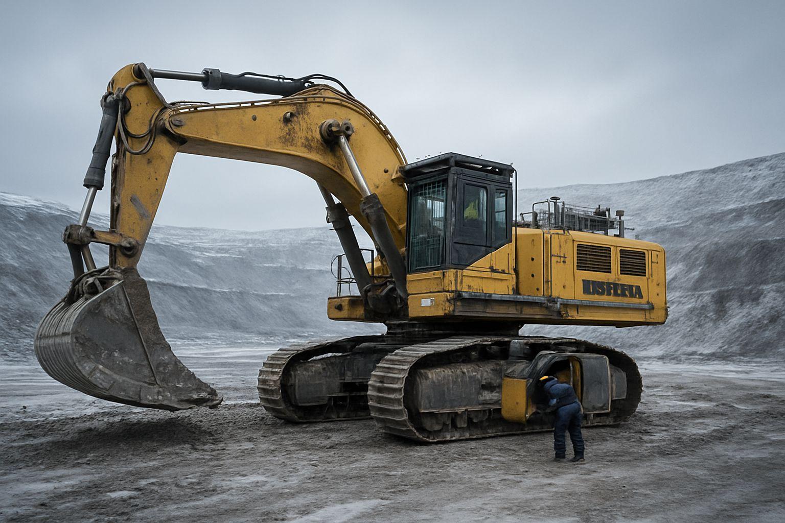 💡 리프헤어 R 996 B: 혹한을 이기는 노련한 거대한 유압 굴착기