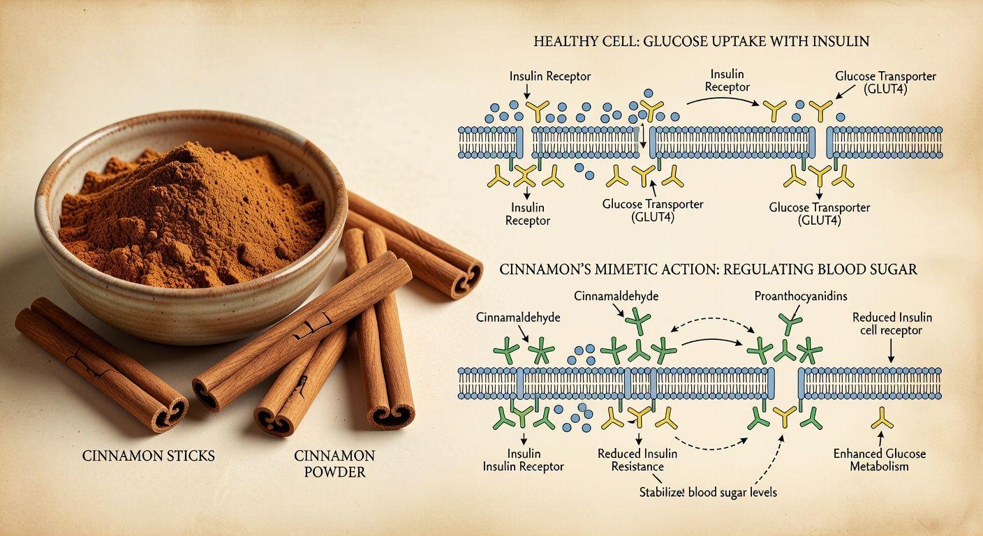 💡 계피의 힘: 당뇨병을 이기는 비밀