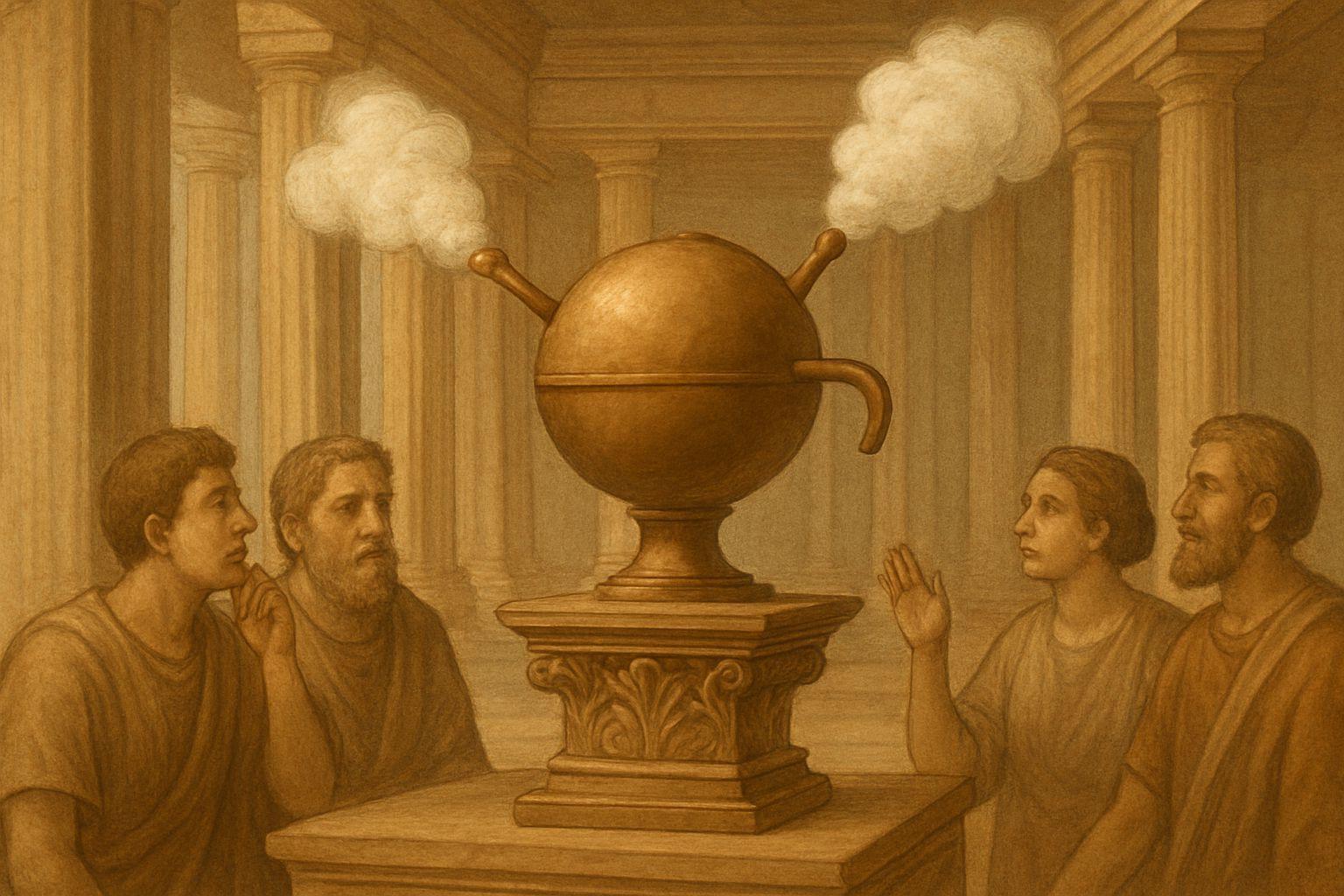 ⚙️ 로마 기술의 절정, 증기 기관의 잠재력