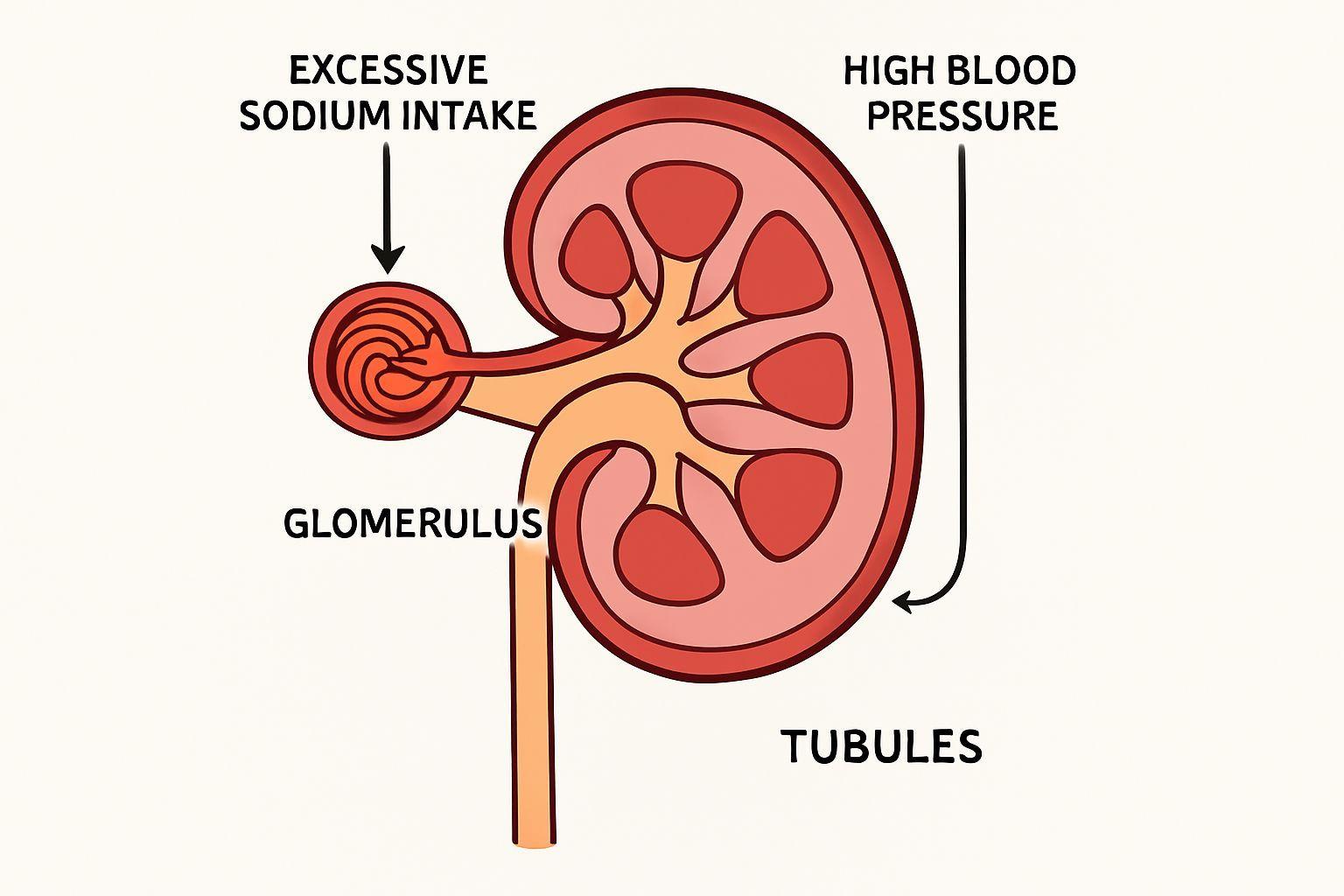 💡 콩팥이 나트륨에 취약한 원리: 침묵의 살인자 🤫