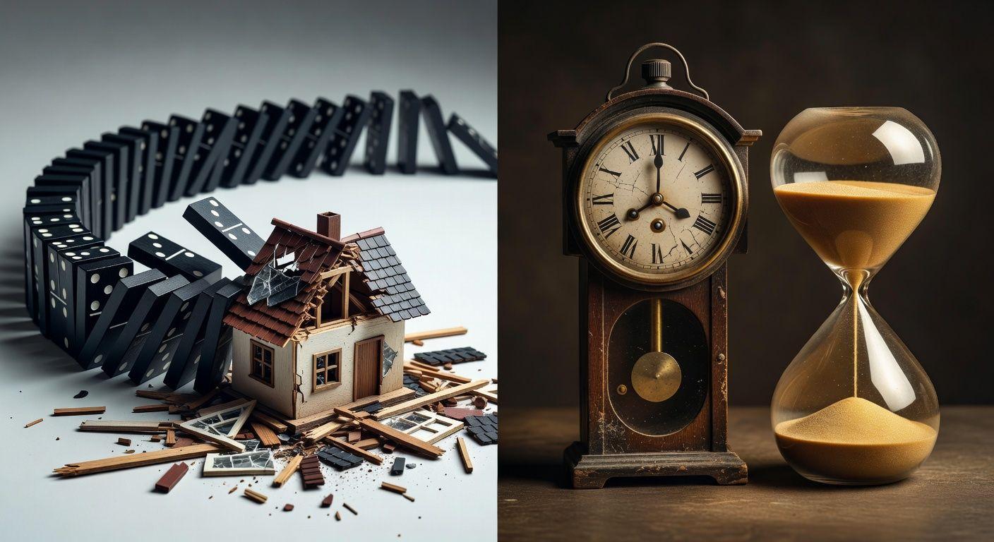 ⚙️ 부채 유형별 위기 시나리오: 한국은 '갑자기', 일본은 '천천히'?