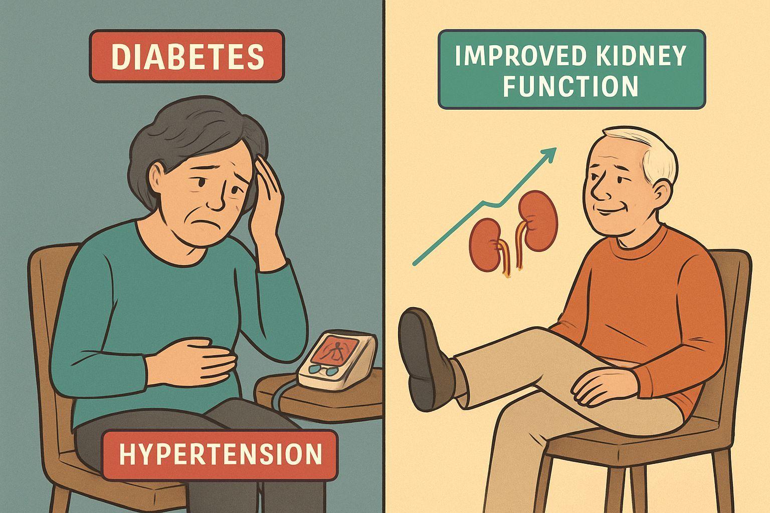 📈 당뇨, 고혈압 환자의 콩팥건강, 더 위험하고 회복 가능합니다!