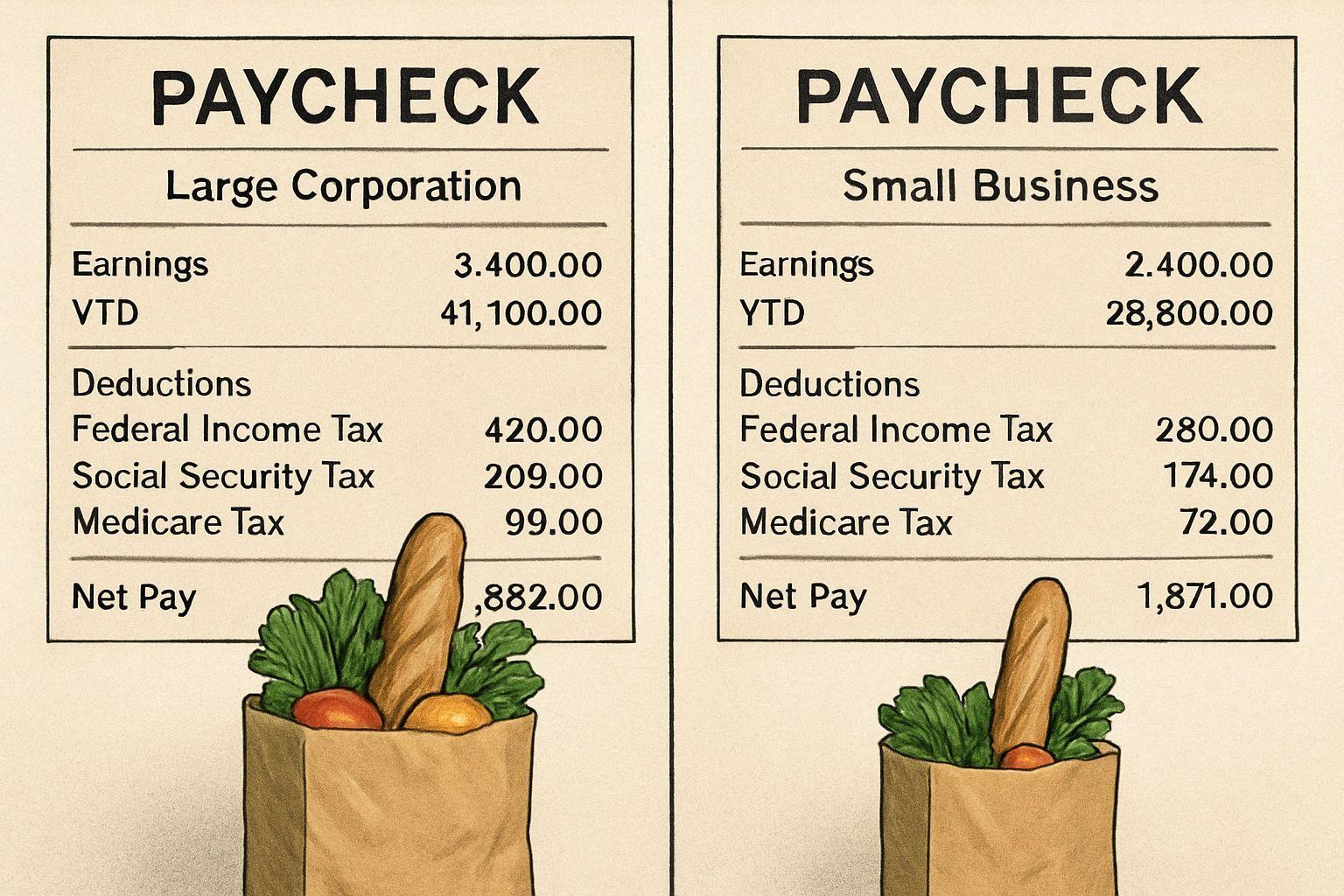💰 실질임금 감소와 구조적 불평등