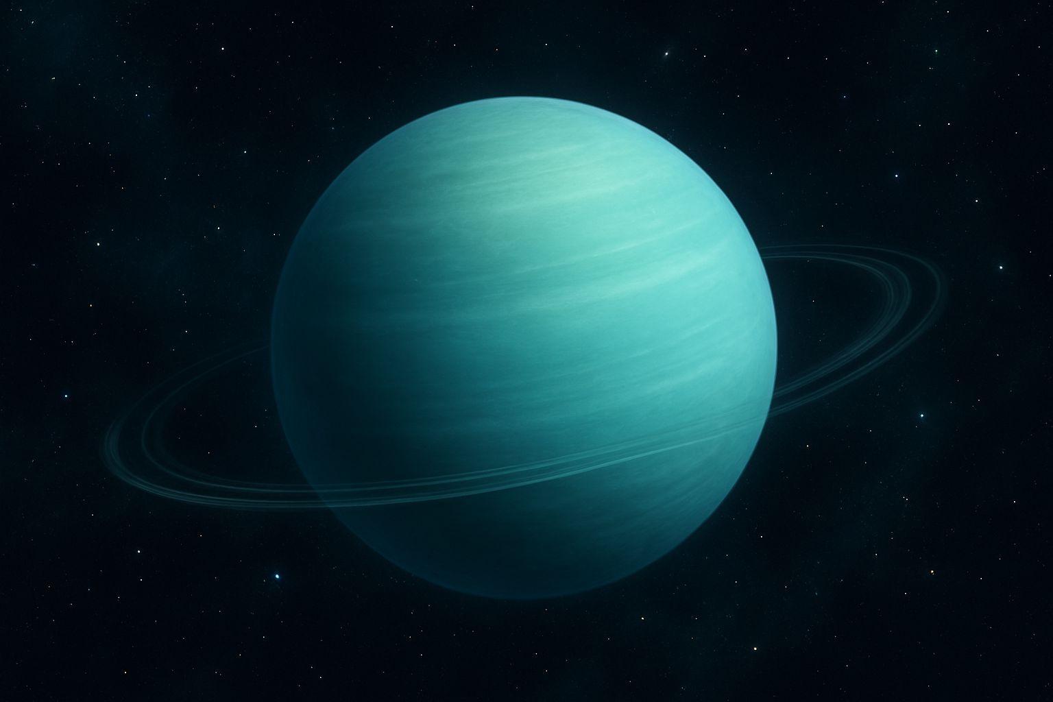 ✨ 천왕성, 태양계의 신비로운 얼음 거인