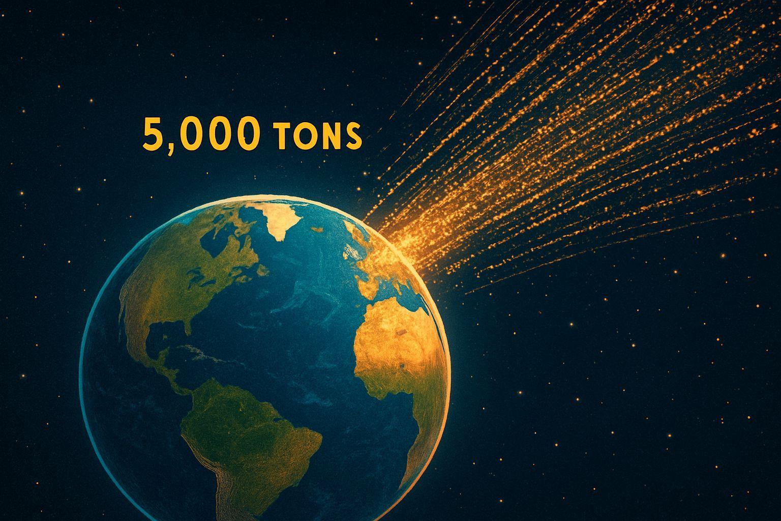 ✅ 매년 5,000톤, 우주 먼지의 지구 착륙!