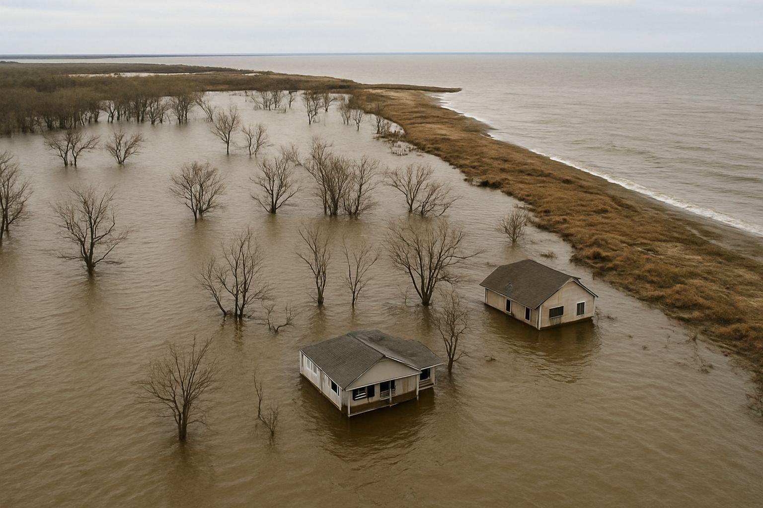 🔍 루이지애나의 아킬레스건: 침몰하는 대지와 해수 침투
