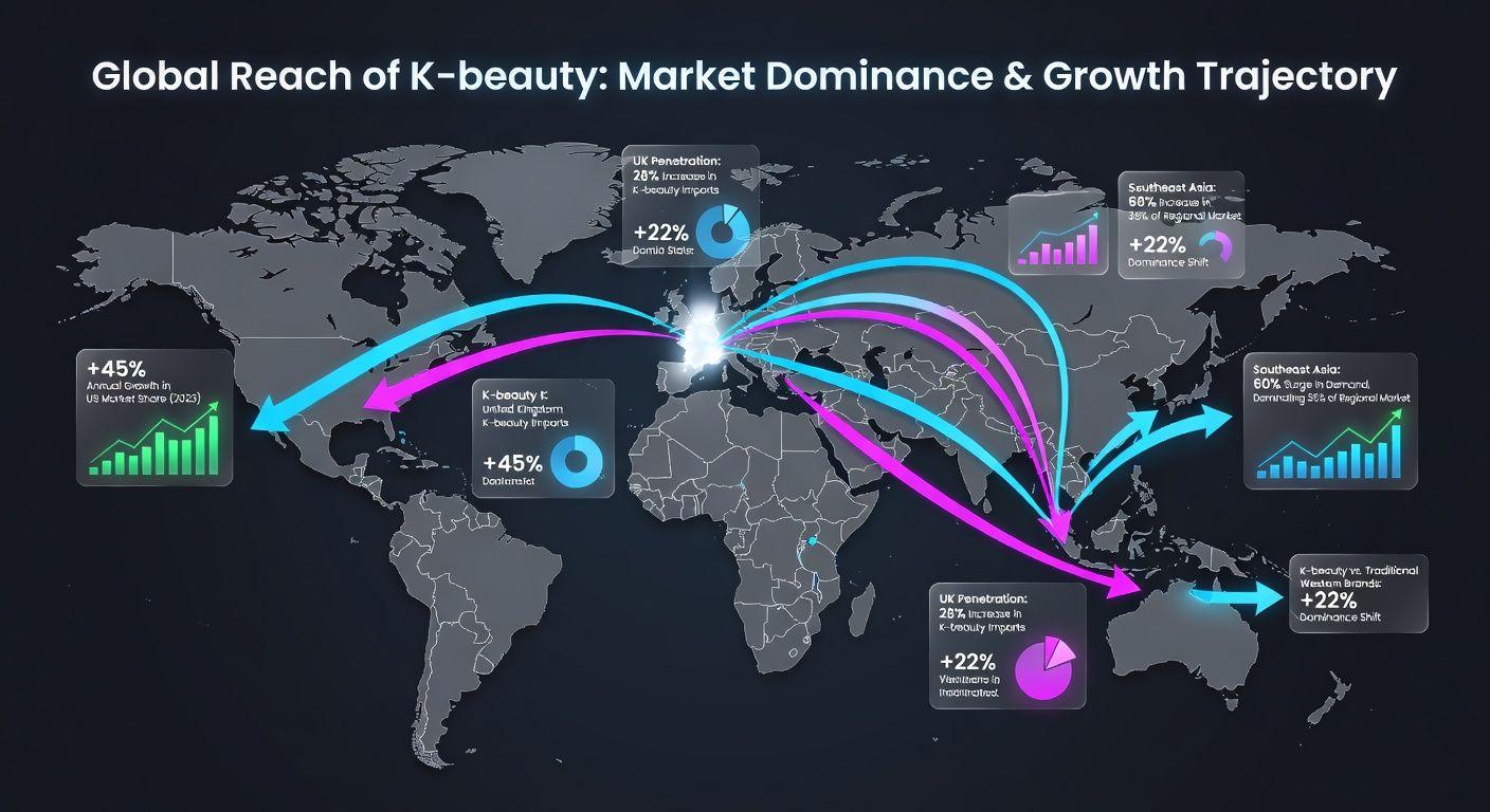 📈 K뷰티 수출 지형도, 대격변의 서막