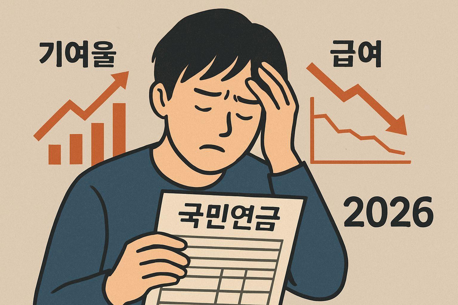 📉 국민연금, 더 많이 내고 덜 받는 미래?