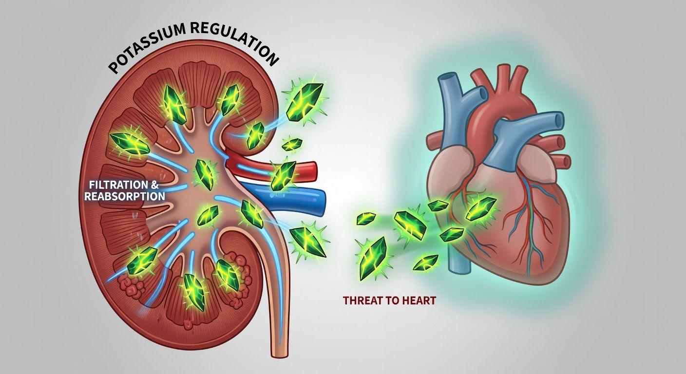 🚨 칼륨, 왜 신장에 치명적일까요?