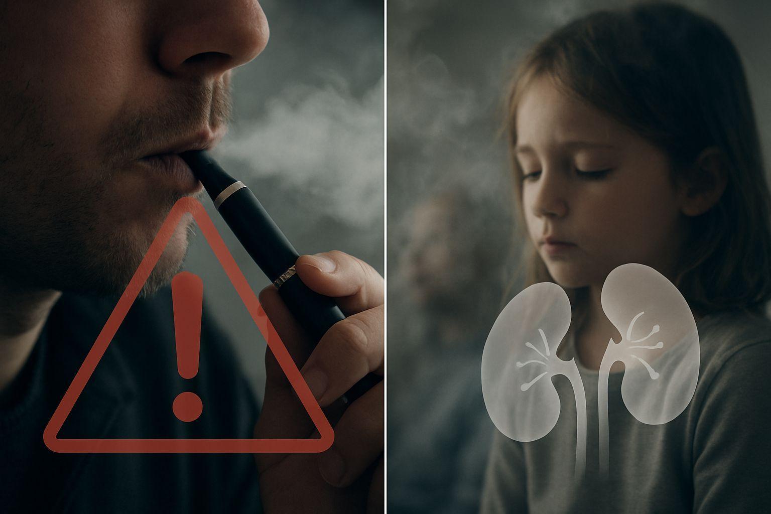 ⚠️ 전자 담배와 간접 흡연, 콩팥 건강에 미치는 숨겨진 위험