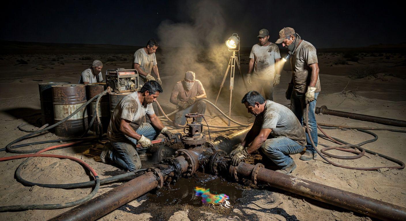 💰 석유 도둑질과 범유다 삼각지대의 비극