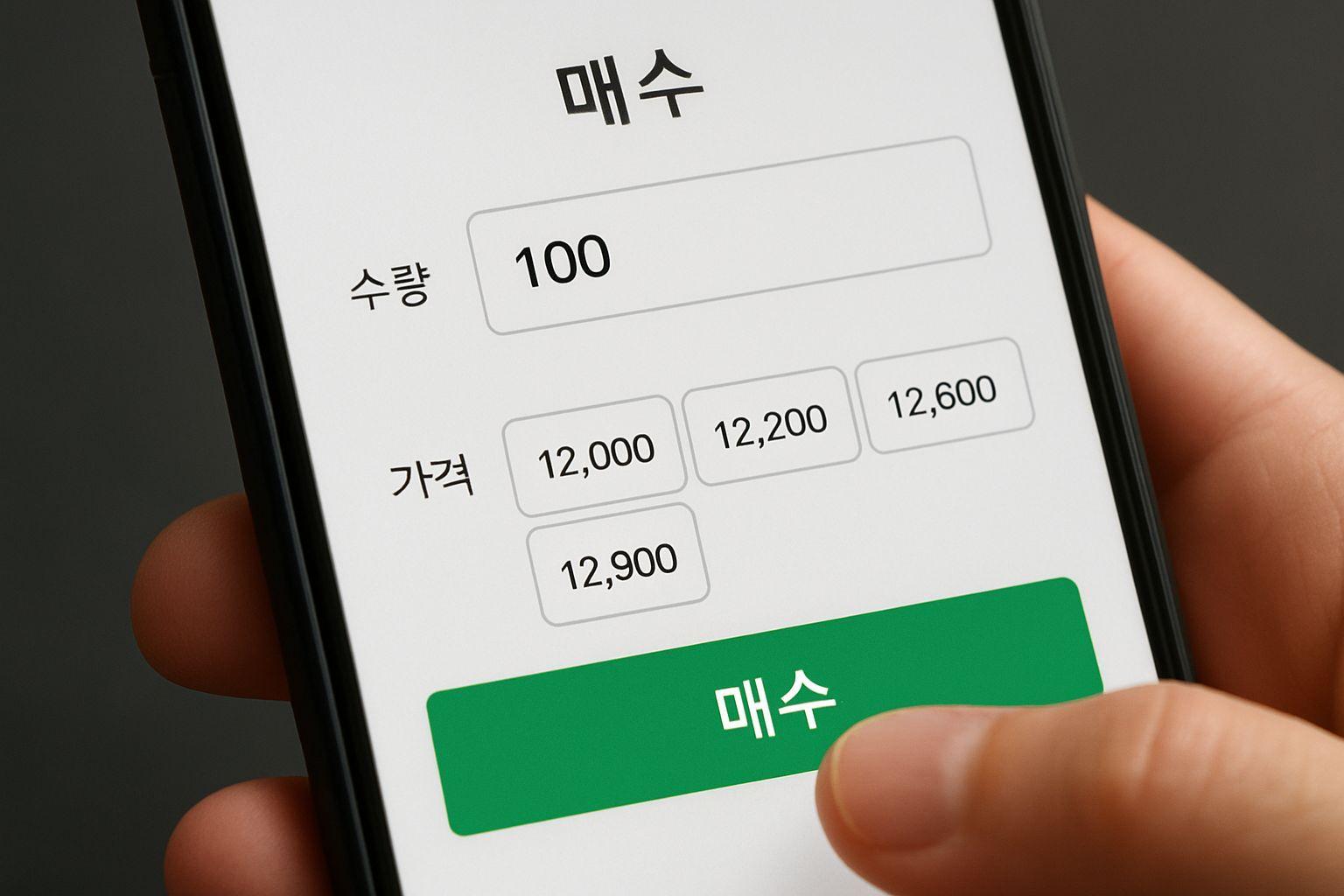 💰 주식 매수 방법: 체계적인 매수 주문 프로세스