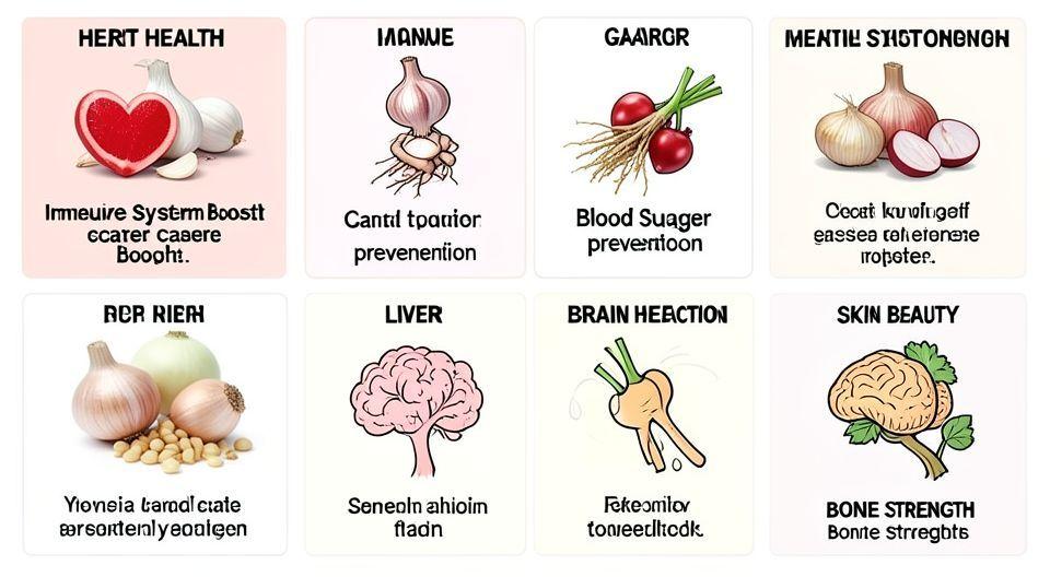 💡 마늘이 제공하는 놀라운 추가 건강 효과