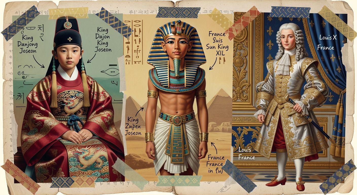 🌍 어린 왕들의 운명: 단종과 세계사의 비교