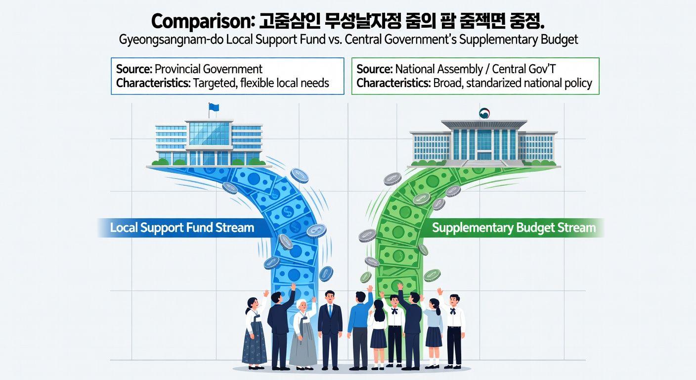 💡 중앙정부 전쟁추경과의 관계