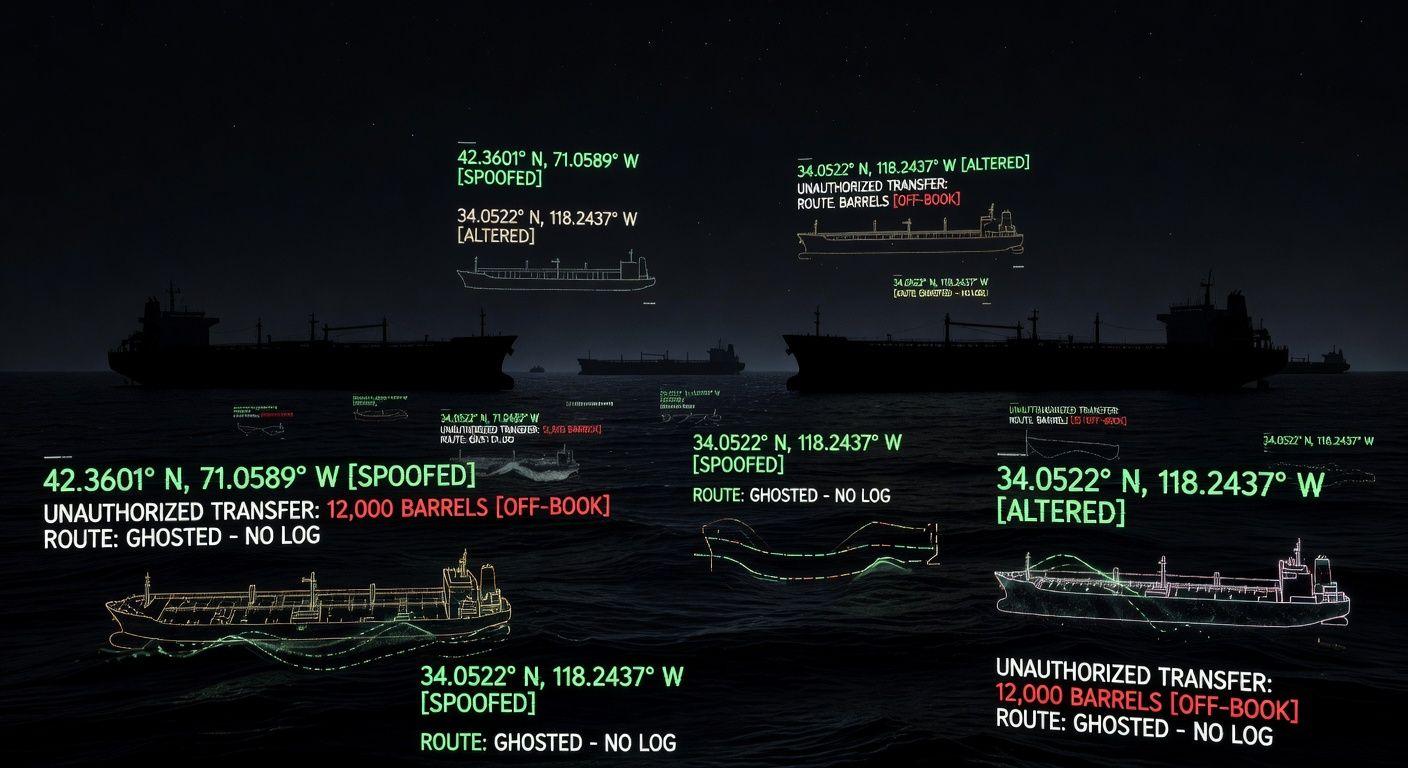 🔍 그림자 유조선과 1조5천회의 밀수 항해