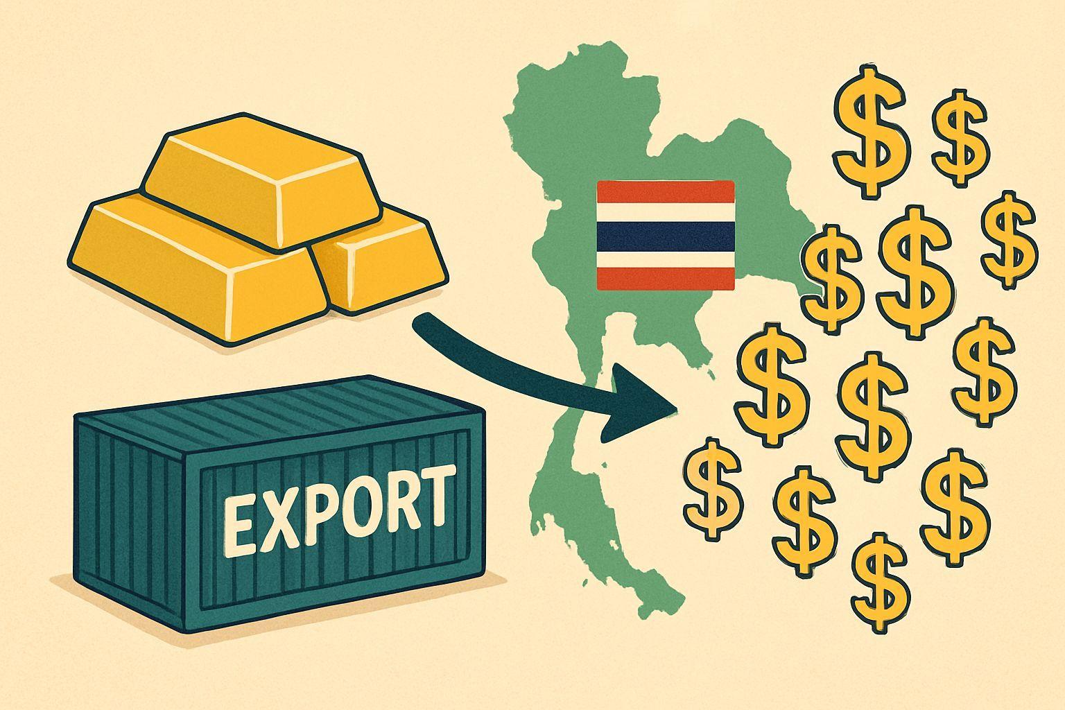 💰 금 거래가 바트화에 미치는 영향