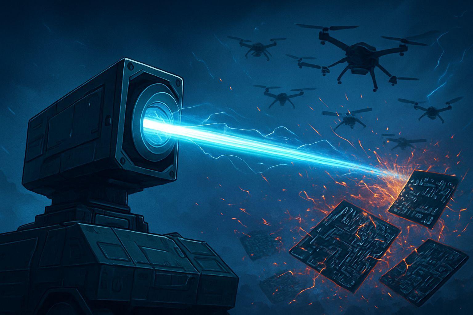 ⚙️ HPM 무기: 전자기파로 드론을 무력화시키는 기술