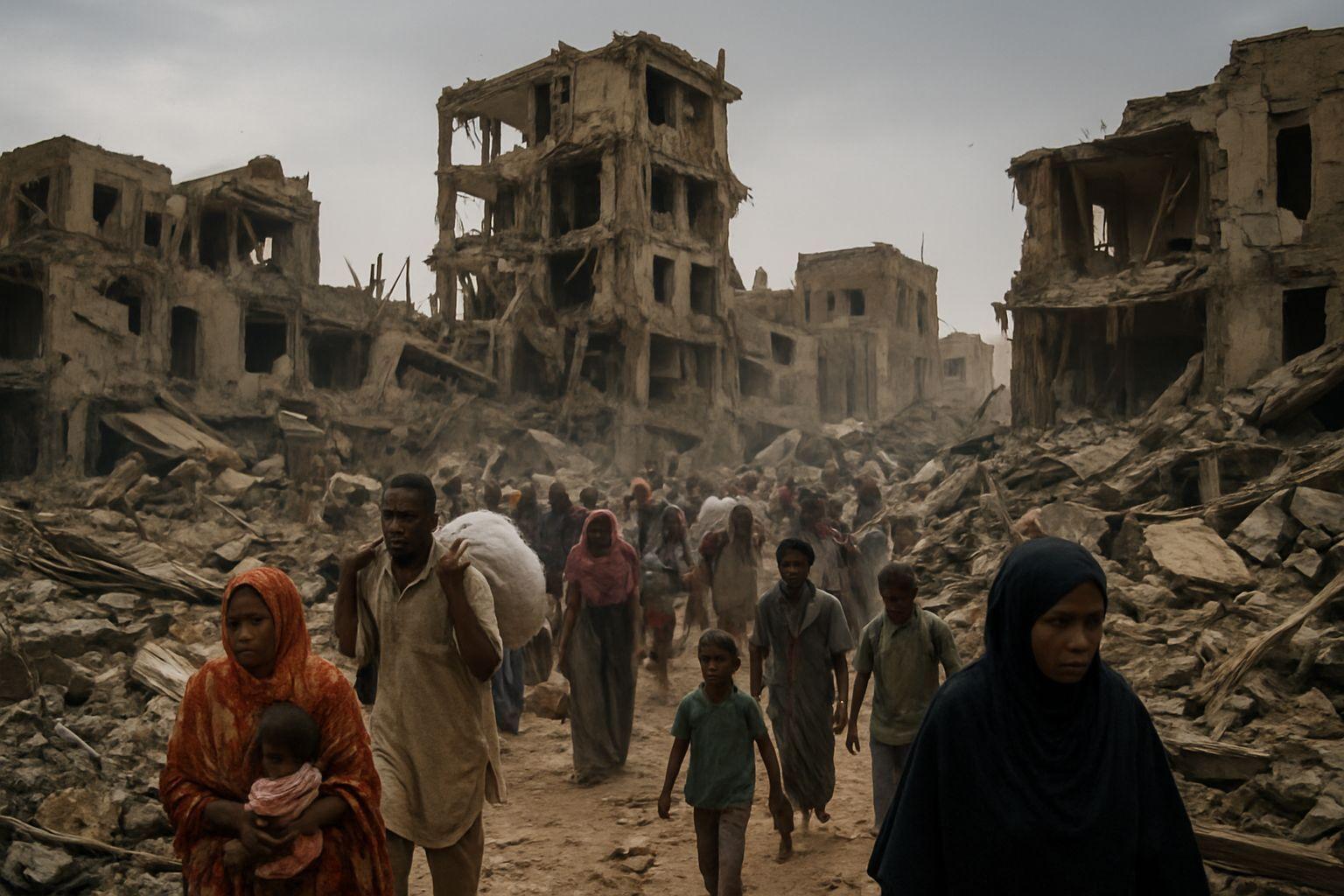 🔥 수단의 내전: GDP 40% 증발의 비극