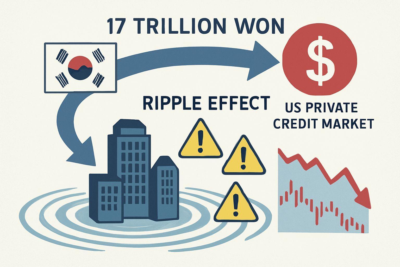 📌 한국 금융시장에 닥칠 17조원의 직접적 위험과 나비효과