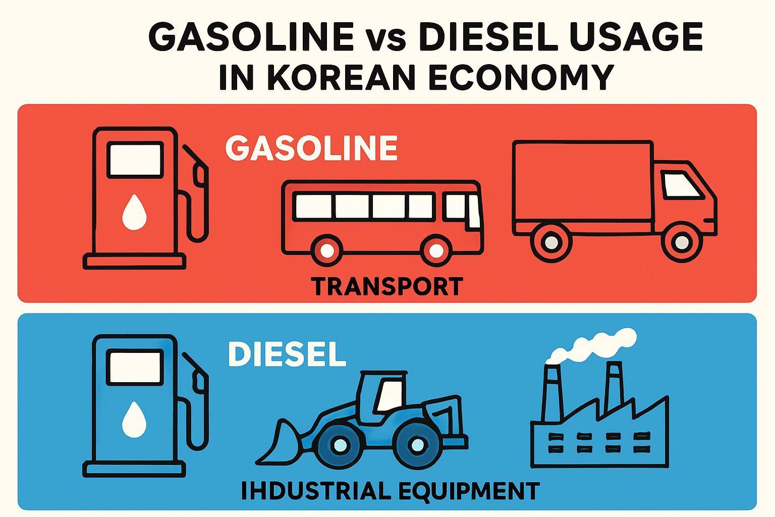 💡 경유가 휘발류보다 중요한 경제적 이유
