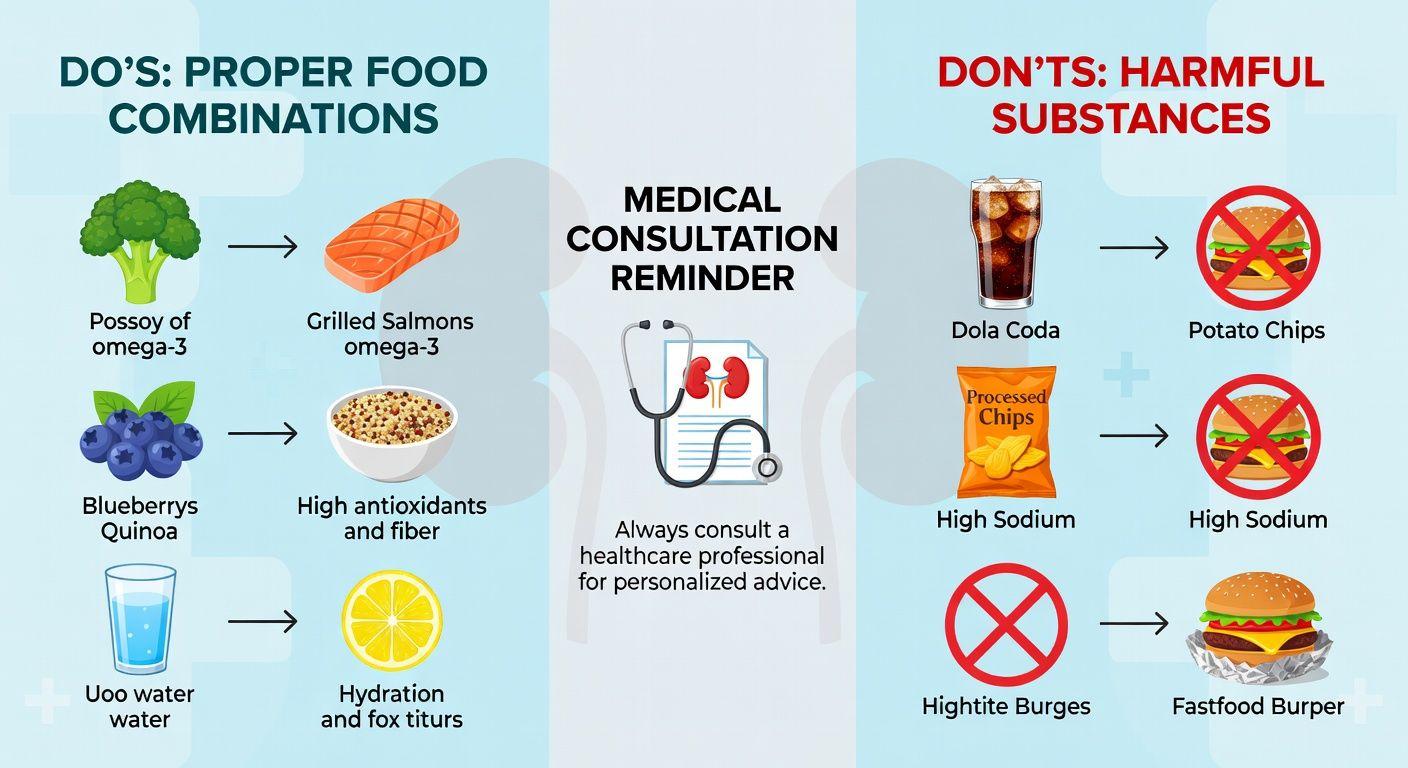 ⚙️ 신장 건강을 위한 실천 원칙과 주의사항