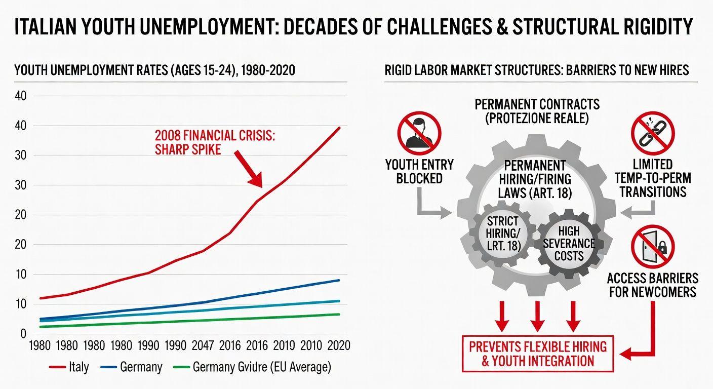 💰 경제적 요인과 노동 시장 구조의 이중고